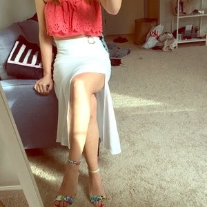 Bebe split leg skirt